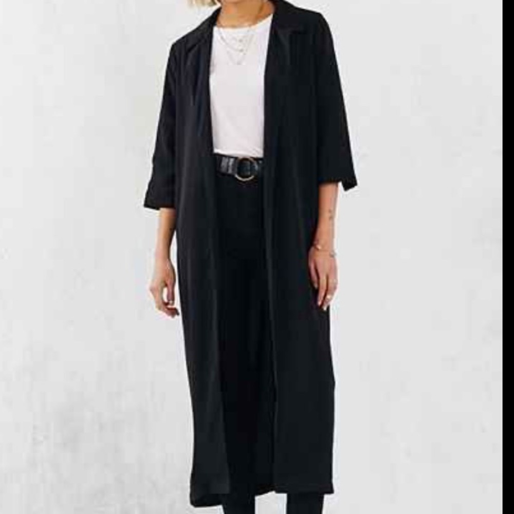 Black Duster Coat